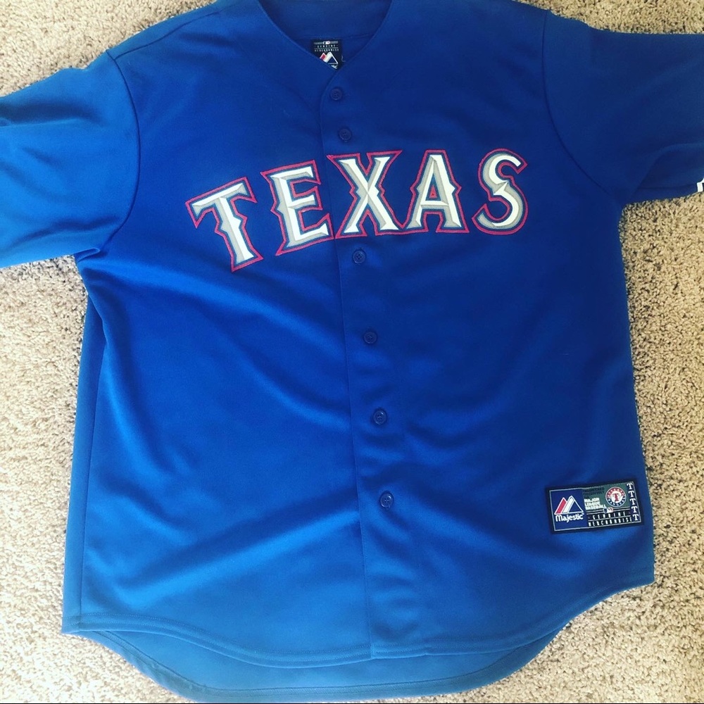 Majestic Texas Rangers Jersey